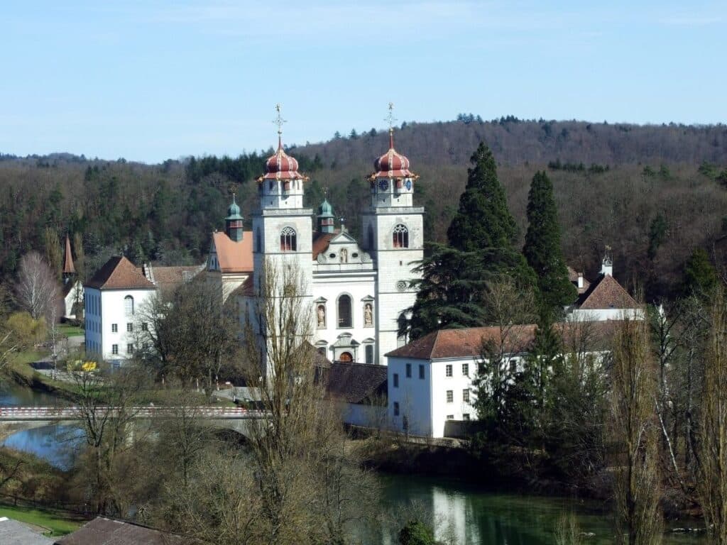 Klosterkirche der Musikinsel Rheinau am Rhein